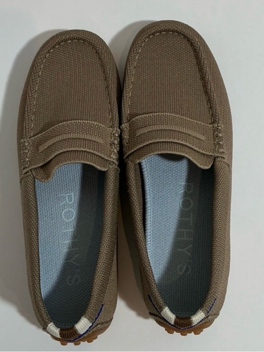 Rothy's Brown Slip-On Moccasin Flats